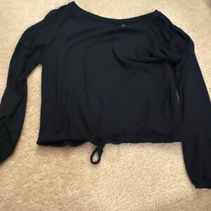 Abercrombie & Fitch Black Long Sleeve Top